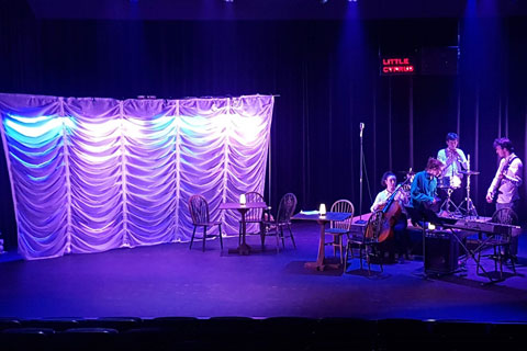 The Cambridge University European Theatre Group toured Othello using a rig of mostly LED fixtures (photo: Gabriel Humphreys)