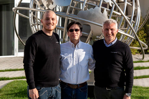 From left: Fabio Sorabella (Music & Lights), Louis Teo (Lighting & Sound Distribution) and Paolo Albani (Music & Lights)