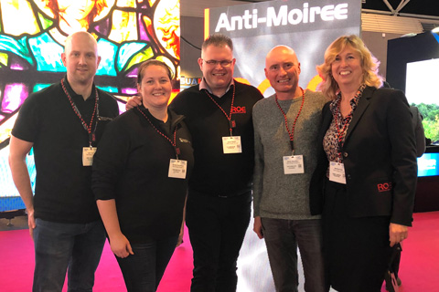 The ROE Visual team and Backstage Academy at ISE 2019