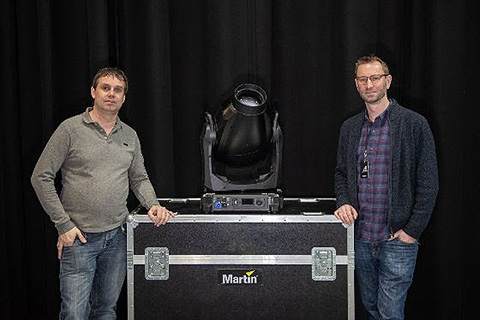 Pictured L-R: Adlib's Dave Platt and Sound Technology's Rob Beamer