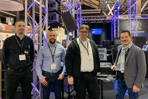 Martin Broscheid (second from right) with PCA’s Lee Freer, James Kennedy, Martin Broscheid (MediaMotion) and Christoph Sesseck