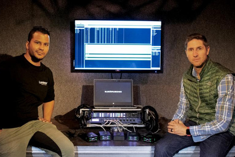 Jesse Dullabh and Bruce Schwartz of Electrosonic SA, the distributor for the Green-GO range in South Africa