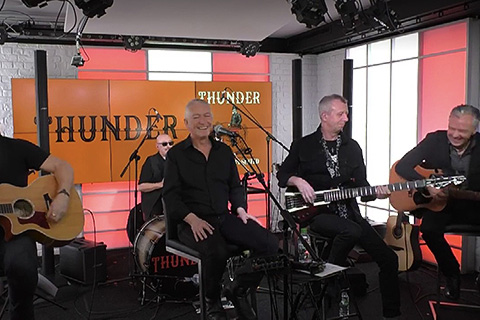 Thunder play Planet Rock Studios