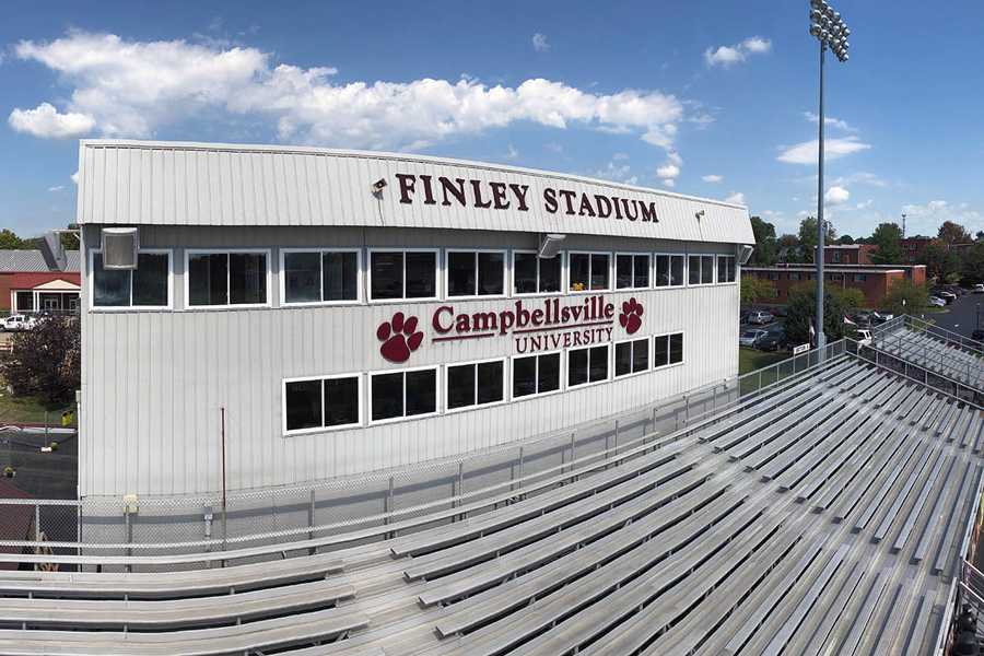 Finley Stadium today seats 3,500 fans