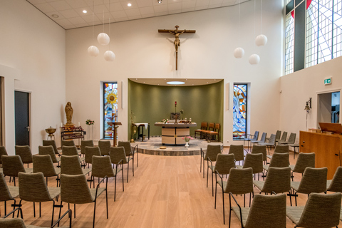 The combined church and community centre in Vredepeel