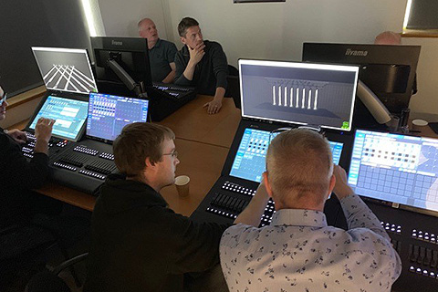 Visitors were introduced to the newly built Infinity Chimp training facility