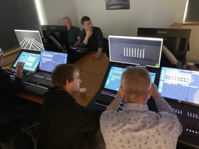 Visitors were introduced to the newly built Infinity Chimp training facility