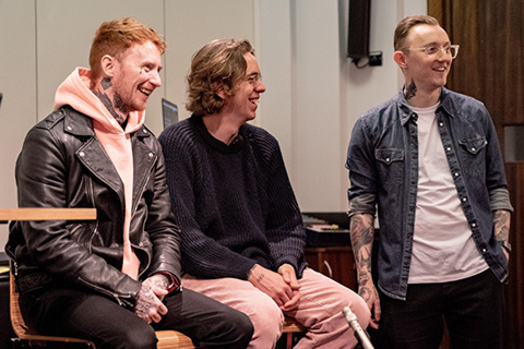 Frank Carter, Dean Richardson and Stephan Carter