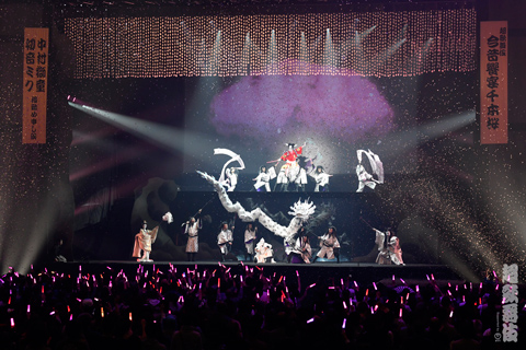 This year’s Hanakurabe Senbouzakura was performed in a more upgraded version