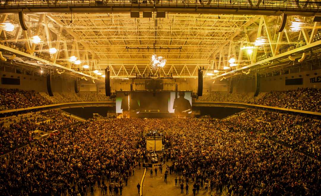 The Scandinavian dance trio returned to live performing at Sweden’s Tele2 Arena (photo: Per Jahnke)
