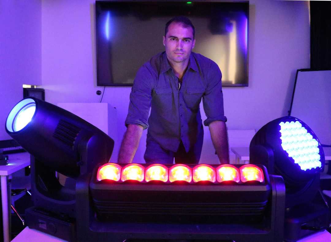 NMK Electronics lighting business manager, Darren Caithness