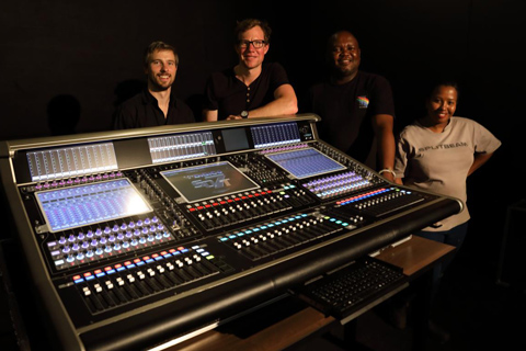 Jaco Beukes (DWR) with Splitbeam’s Fried Wilsenach, Mphumeleli Luvuno and Hleziphi Gusha