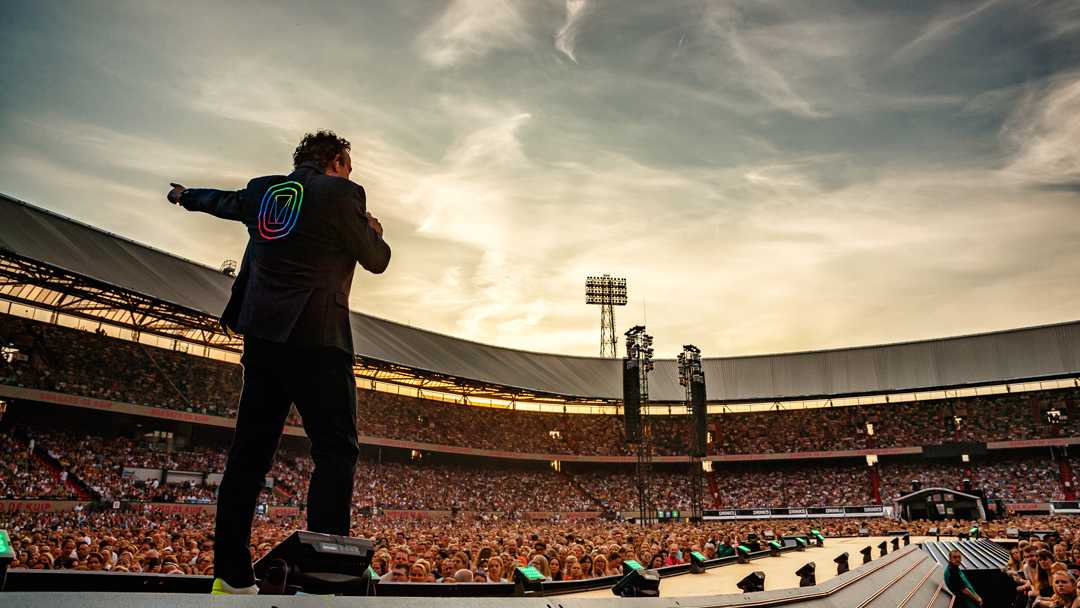 Marco Borsato played five nights at Rotterdam’s De Kuip stadium