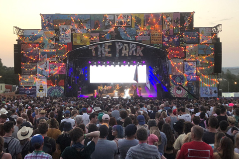 At the Park Stage, a MagicQ MQ500 Stadium served as the main desk