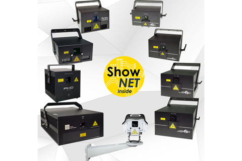 The ShowNET interface is now the mainboard in most Laserworld systems