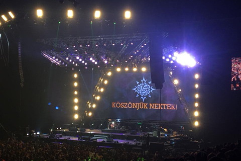 The lightshow is designed by Gergő Kovács