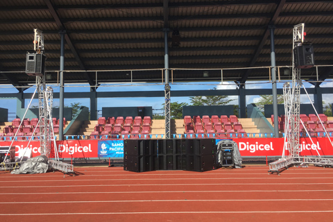 The KV2 system was deployed by Samoa-based DAWG Professional Audio