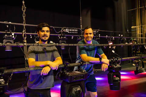 Josh Stringer (left) and Mike Brew of Riverside Theatre