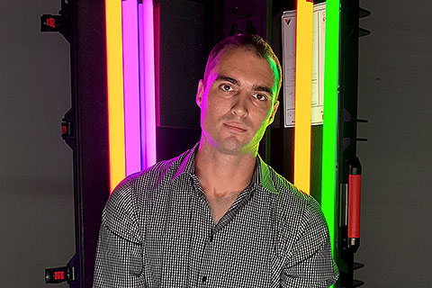 NMK lighting business manager Darren Caithness