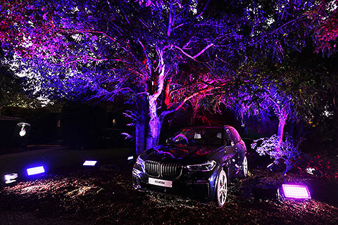 Various fixtures from Prolights' IP65 family were used for the outdoor lighting