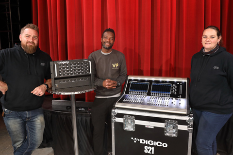 Kyle Robson, Puleng Maponyane and Amanda Miranda