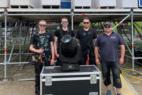 The Elements crew: Andreas Mohl, Sebastian Seibert, Dennis Hertrich and Raphael Herrmann from Team Prolite