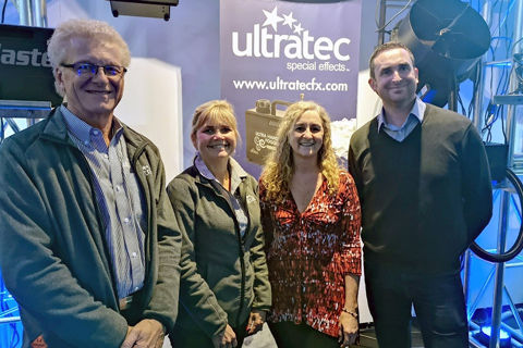 Adrian Segeren and Marnie Styles of Ultratec with Anna Western and Paul Roughton of Stage Electrics
