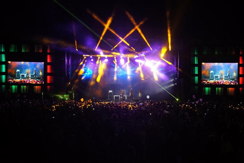 The main stage of the Zolotoy Gorod presents a multi-genre line-up