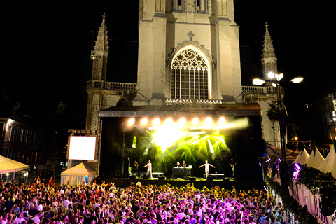 The 89m high tower of the majestic Saint Bavo's Cathedral