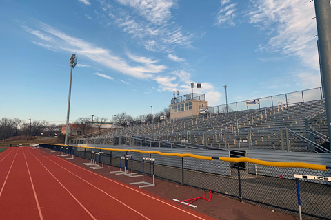 The newly-installed Danley speakers are fully weatherised