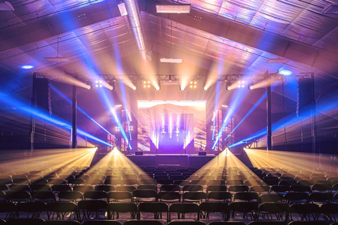 Anchoring the lighting rig were eight Maverick MK2 Wash fixtures