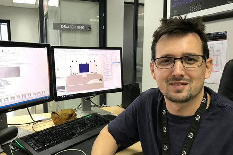 Kevin Rieck, head of drafting at MGG