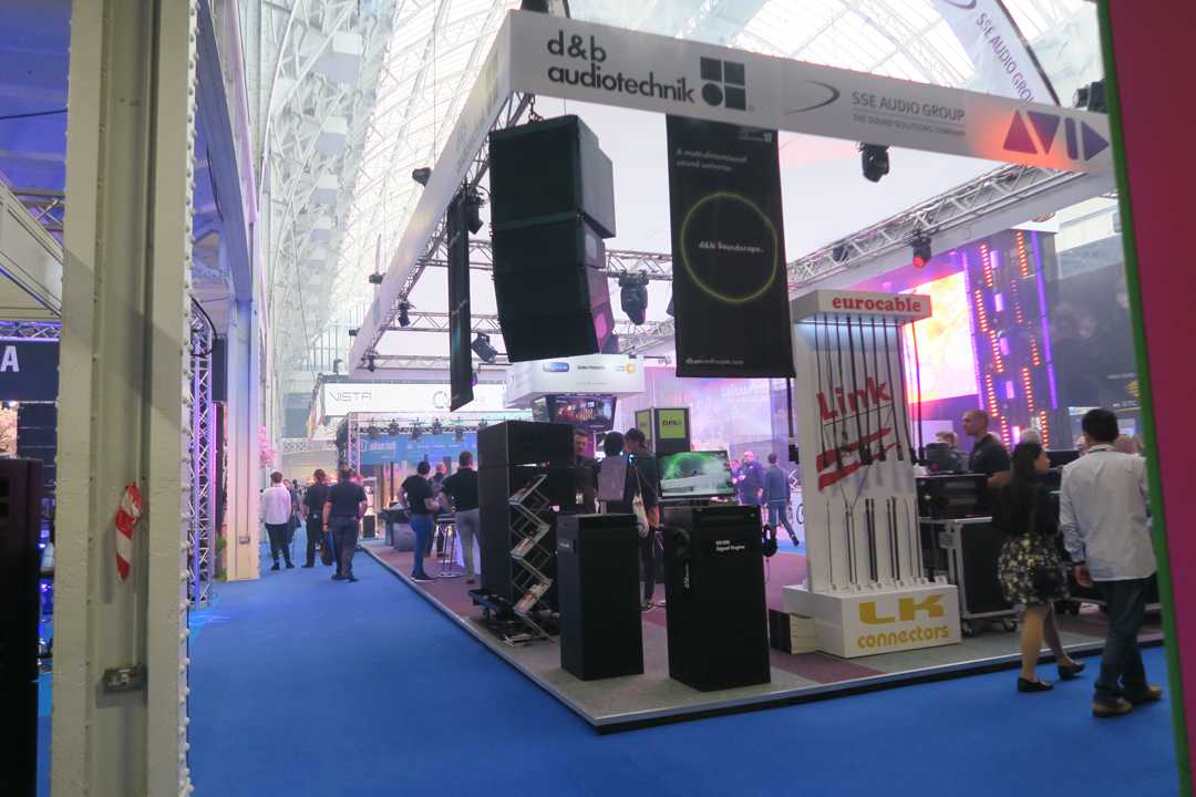 The d&b A-Series will feature on the SFL and SSE booths