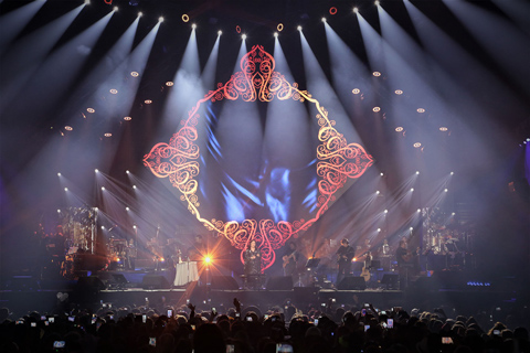 Ana Gabriel played a show at the Movistar Arena in Santiago de Chile (photo: Lorena Persson)