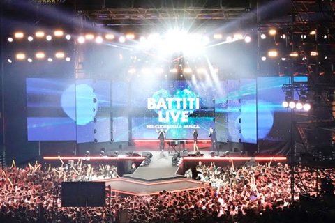 The event is now streamed live on national TV throughout Italy