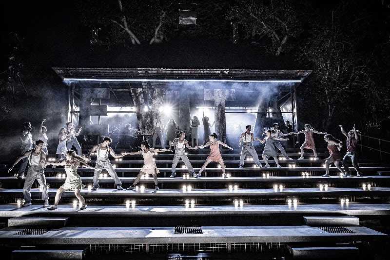 Stripped back Evita in Regent’s Park (photo: Marc Brenner)