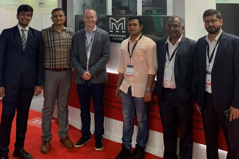 The agreement was announced by Generation AV’s David McKinney (third from left)