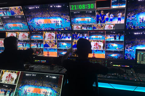 Global Production deployed its OB-8 truck to cover the tournament