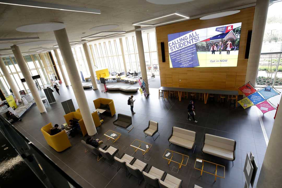 The university has built a new, centralised campus in Northampton’s Waterside district