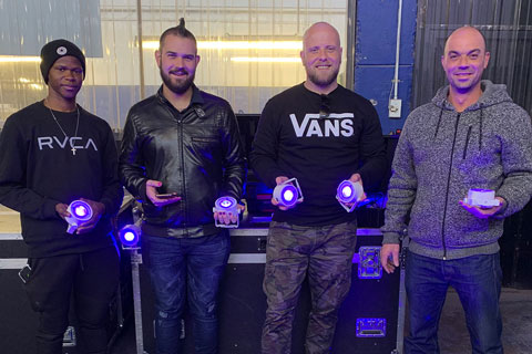 Nhlanhla Nkabinde (Gearhouse), Pierre Huskisson (Gearhouse), Jannie de Jager (DWR) and Peter Abrahamse (Gearhouse)