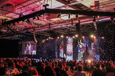 The high-profile event featured a mix of live performance and awards presentations