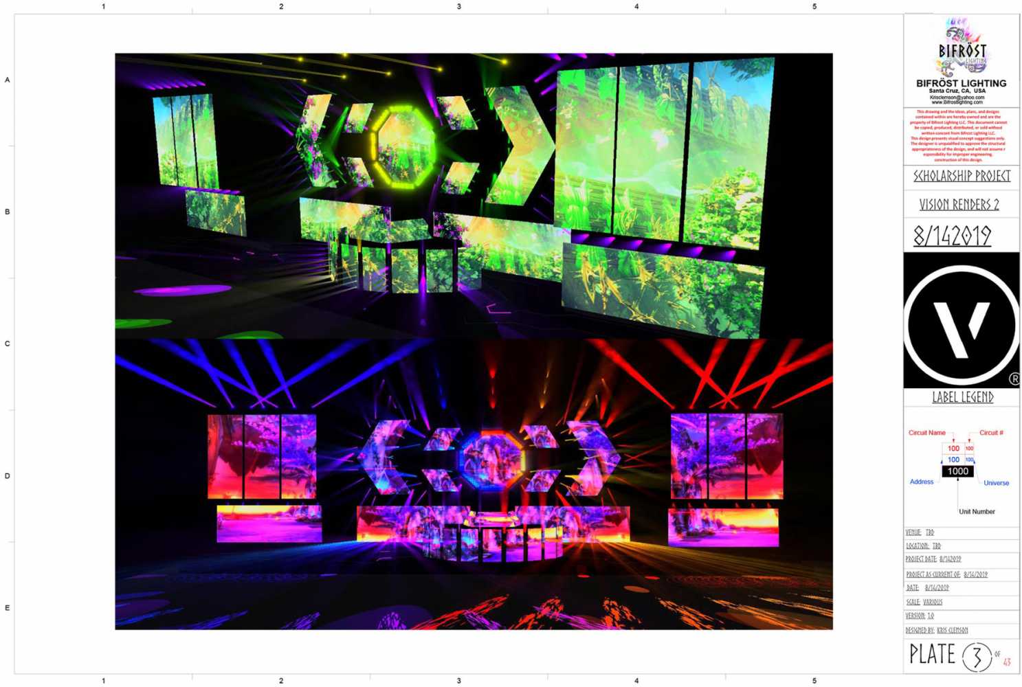 The winner used Vision alongside Vectorworks Spotlight to help with previsualization and implementing MA lighting on a PC