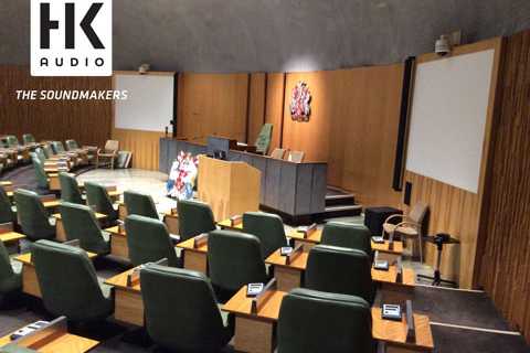 The Newcastle Civic Centre council chamber