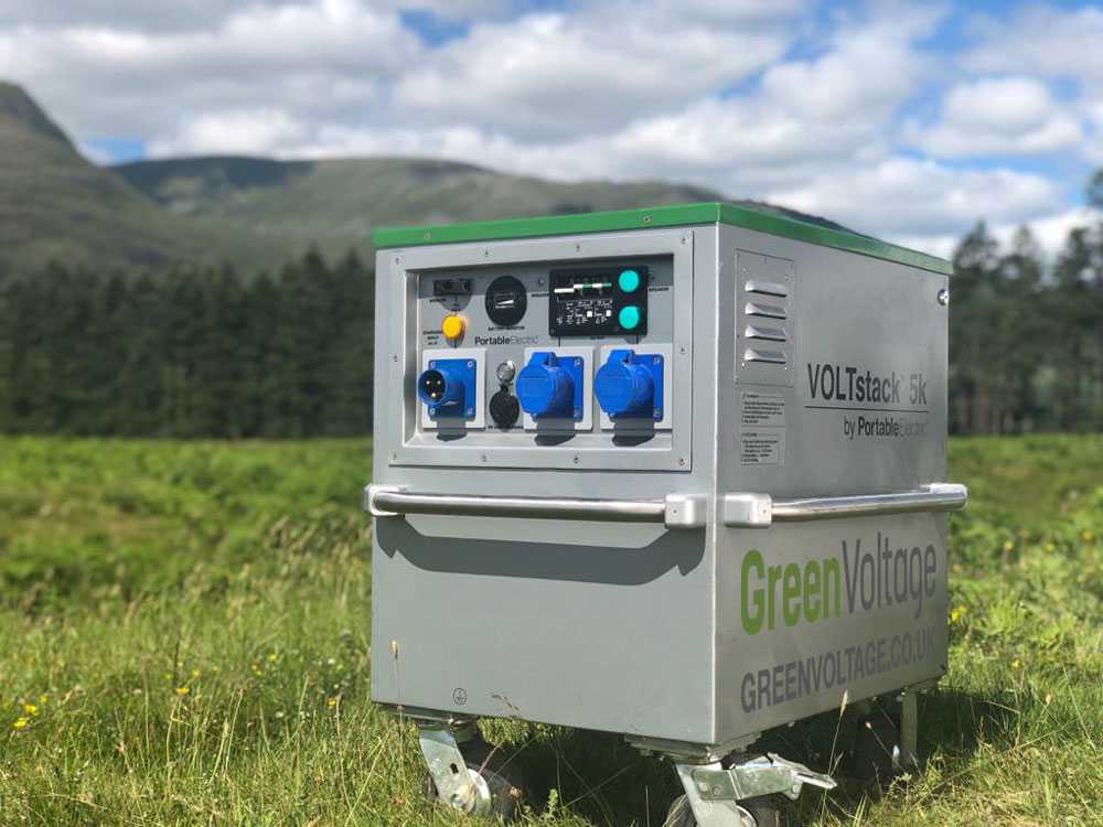 VOLTstack provides crews with easy access to clean, reliable, silent power