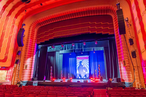 The Capital Sound system has gone out on Eddie Izzard’s UK and Ireland tour