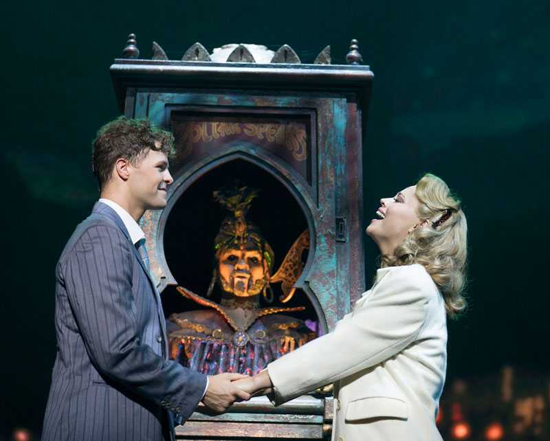 Jay McGuiness and Kimberley Walsh in Big The Musical (photo: Alastair Muir)