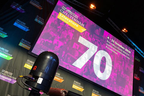 Production AV supplied 10 venues across the sprawling site