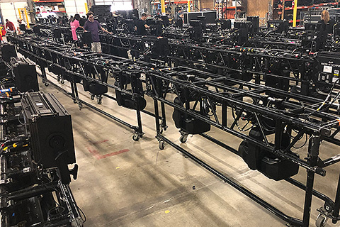 Brown Note immediately sent the new IP-rated lights out on a three-week festival run in Louisville