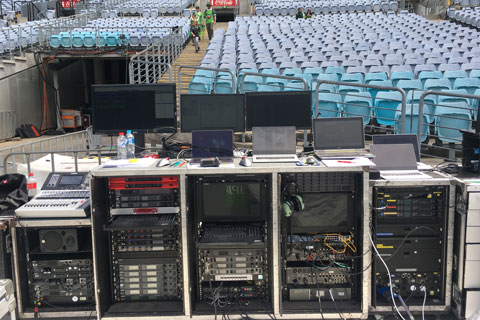 JPJ deployed a site-wide fibre optic network carrying both Dante and MADI for interconnectivity