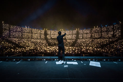 The live concert was staged Berlin’s Waldbühne amphitheatre